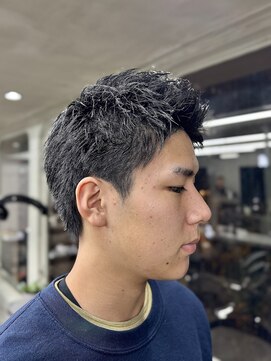 ニコ トウキョウ ロジック(nico TOKYO Logic) 刈り上げアップバングスパイキーショートパーマスパイラルパーマ