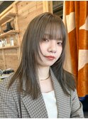 似合わせでかわいい顔まわり＊オリーブグレージュ