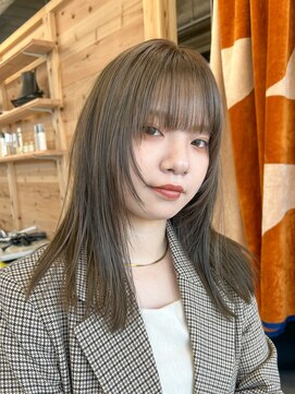 シロ 大名2号店(SiLO) 似合わせでかわいい顔まわり＊オリーブグレージュ