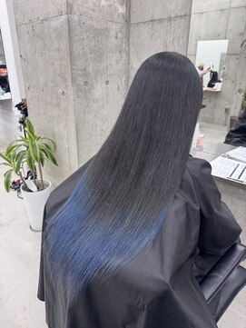 ディーエヌエー バイ エゴル(DiNA by ENGOL) グラデーション/ブルーカラー/ブルーシルバー