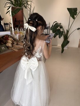 メイン(『　　』main) 結婚式お呼ばれhair