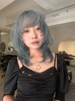 アンフィグ 吉祥寺(anfig)&nbsp;スモーキーブルーのウルフレイヤー