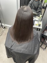 髪質改善/髪質改善縮毛矯正/髪質改善カラー　髪質改善 CYNTHIA DUE 新宿美容室&nbsp;【新宿/林】ミディアム/グレージュ