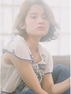 キース ヘアアンドメイク 恵比寿(kith. hair&make) 一番人気!アッシュベージュの抜け感ボブディ!