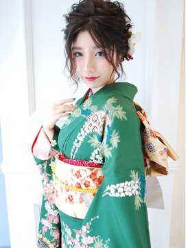 ゲッカビジン(GEKKABIJIN) レンタル振袖FS-62 43000円《東京着物レンタル六本木月下美人》