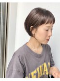 ミニボブ×パールグレー