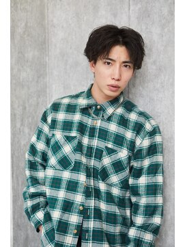 メンズサロンドットリアン(dot. lien) 【men’s salon dot. Tokyo】癖毛風パーマ×センターパート