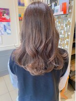 ネオリーブアイム 横浜西口店(Neolive aim)&nbsp;【Neoliveaim 横浜】透明感モカベージュ　セミロング