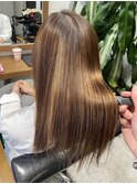 ブリーチ毛にも出来る髪質改善ストレート