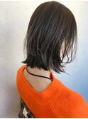 切りっぱなし×ナチュラルハイライト