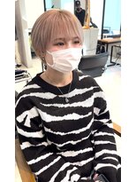 シェルハ(SHELHA)&nbsp;ホワイトミルクティーベージュ ブリーチカラー ダブルカラー