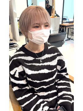 シェルハ(SHELHA) ホワイトミルクティーベージュ ブリーチカラー ダブルカラー