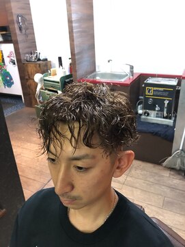 バーバーショップ カズー BARBER SHOP KA-ZOO ツイストスパイラルパーマ