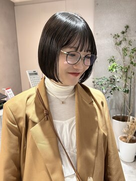 サンド 池袋(sand) 韓国ヘア/ボブ/ぱつっとボブ/前髪カット