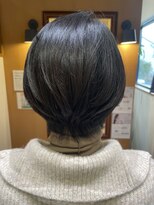 チアー ヘアリラクゼーション(cheer HAIRRELAXATION)&nbsp;前下がりショートボブ