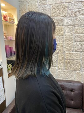 ヴァン カウンシル 川口店(VAN COUNCIL) 切りっぱなしボブ×インナーカラー