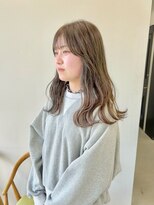 ヘアー アイス 御器所本店(HAIR ICI) オリーブグレージュカラーアッシュベージュくすみカラー