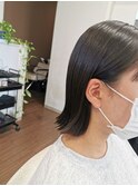切りっぱなしボブ