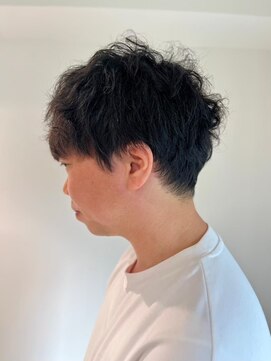 ソイクフ 高田馬場店(SOY-KUFU) MEN'S HAIRダークアッシュマッシュパーマ