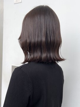 ロンド 表参道店(Lond) ボブ 切りっぱなしボブ くびれ巻き