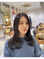 ヘアーメイクブランニュー セントラル 西大寺店(hair make Brand new central)&nbsp;韓国風レイヤー
