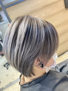 ユアーズヘア 新宿三丁目店(youres hair) ショート×バレイヤージュ