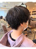 ショートパーマ/マニッシュショート/マッシュショート