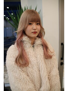 ドッグスター(dog star) ミルクティーベージュインナーカラー 登戸/向ヶ丘遊園