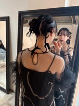 サロンドゥユウ(salon de yu) salon de yu/ 松原加奈#kana_arrange リボンカチモリヘア