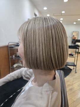 松本平太郎美容室 立川店 【立川　ショートボブ　白髪ぼかし　30代40代50代60代70代◎】