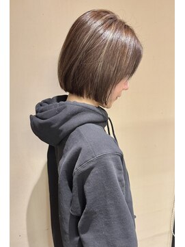 ゼロヘアー(zero hair) ハイライト×ボブ