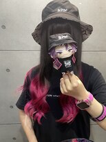 ヲタクに美容室は難しい。 ちいさきいのちとご一緒に…！ピンクグラデーション