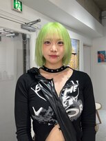 ペレ 渋谷(PELE)&nbsp;ホワイトグレージュ/デジタルパーマ/チェリーブラウン/渋谷