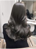 グレージュカラー/髪質改善/美髪/暗髪/レイヤーカット[恵比寿駅]