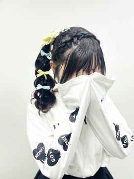 アールエーサロンモノクロ 秋葉原(RA SALON モノクロ) あみかちゅサイドポニー