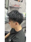ツーブロックショート