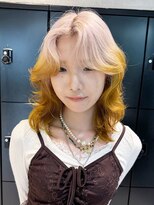 アルバム 銀座(ALBUM GINZA)&nbsp;韓国ヘア顔周りレイヤーおくれ毛ロング_F30907