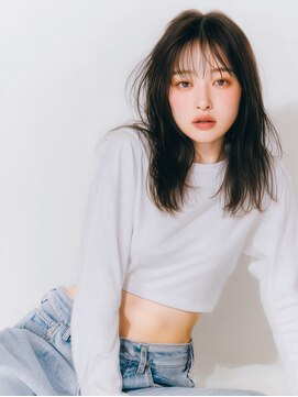 ラベスト キョウト(LOVEST) 大人レイヤー/艶ブラウン/シースルーバング/フェイスレイヤー