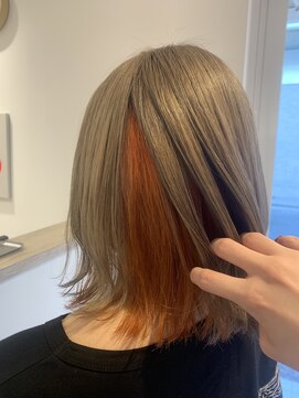 ルルバイアズール 草加店(LULU by azule) ツートンカラー，ベージュ、オレンジ【草加】