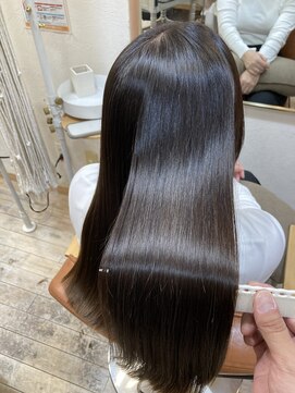 ロング×髪質改善縮毛矯正