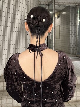 タイトアレンジ/結婚式/パーティー