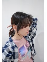 ミヨン 京都烏丸店(miyon)&nbsp;【miyon】韓国レイヤーカット×暗髪カラー×髪質改善