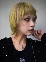 ギークス(GEEKS) 【GEEKS渋谷】レイヤーボブ/デザインカラー/ハイトーン/前髪あり