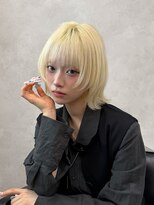 ノアル 大宮店(NOAHL)&nbsp;レイヤーボブ／ブロンド　M