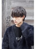 メンズ波巻き束感カットパーマツイストスパイラルk