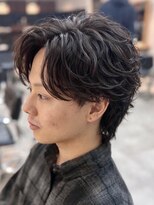 シーフ 千葉(Cyf) フェザーパーマ/フェザーウルフ/センターパート/千葉駅/メンズ