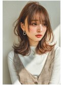レイヤーカット髪質改善カラー透明感カラー顔まわりカット