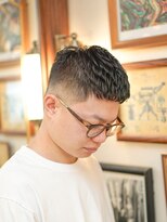 バーバーショップ ダリー(BARBERSHOP DALIE)&nbsp;アイロンパーマ濡れパンクロップスタイル