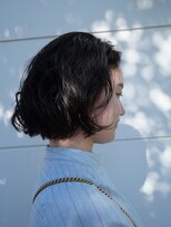 ビュートリアム 福岡(BEAUTRIUM)&nbsp;脱縮毛で癖毛を活かしたボブ