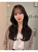 大人ヘア レイヤーカット ベージュカラー 新宿美容室
